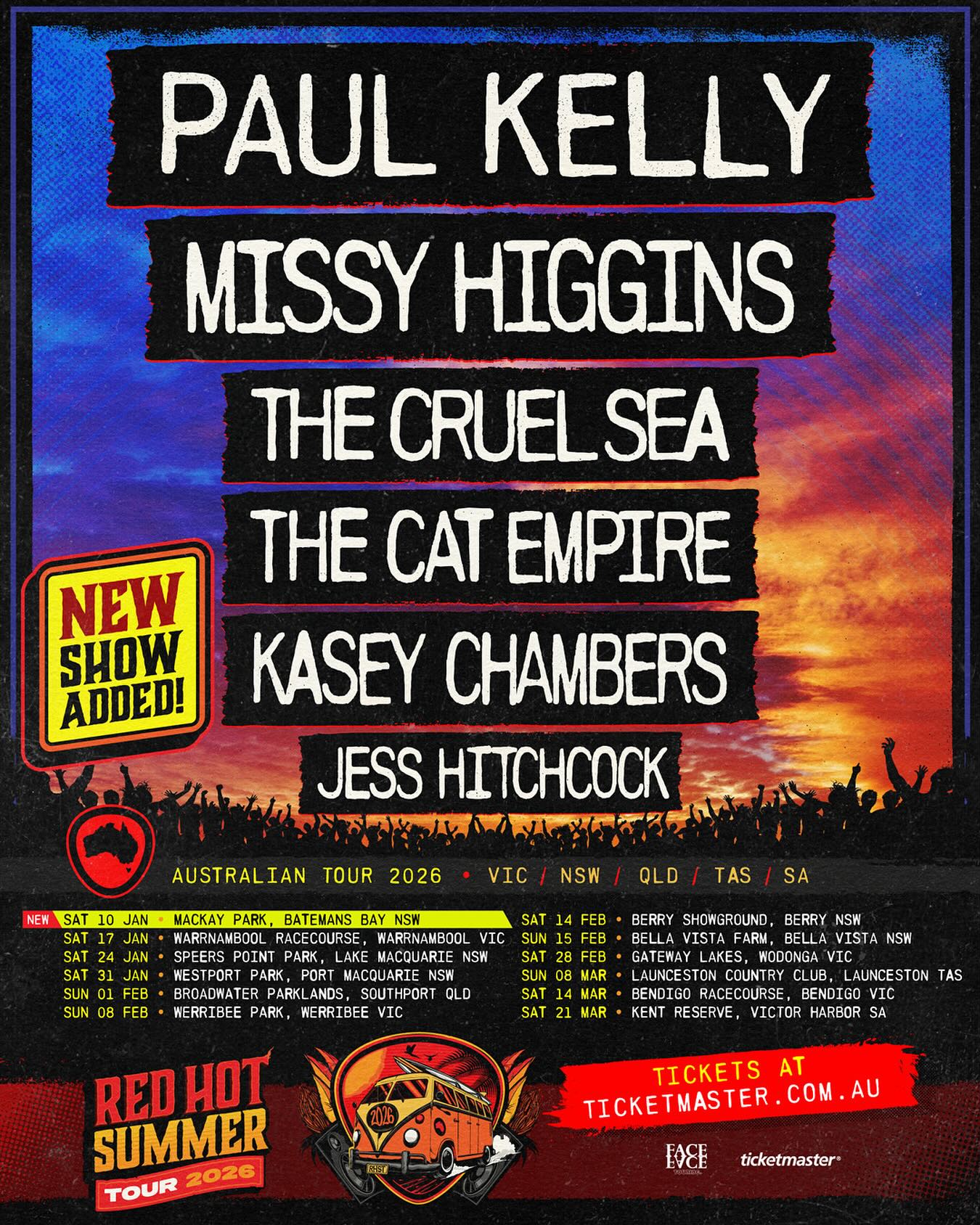 The Cruel Sea Tour Poster 2026